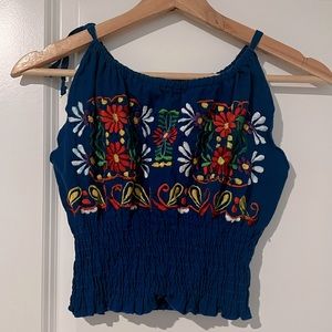 Hand Sewn Mexican Blouse from Guanajuato Mexico
